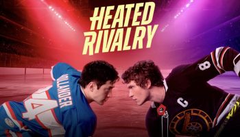 Poster for the Crave television series Heated Rivalry. Photograph courtesy of Bell Media